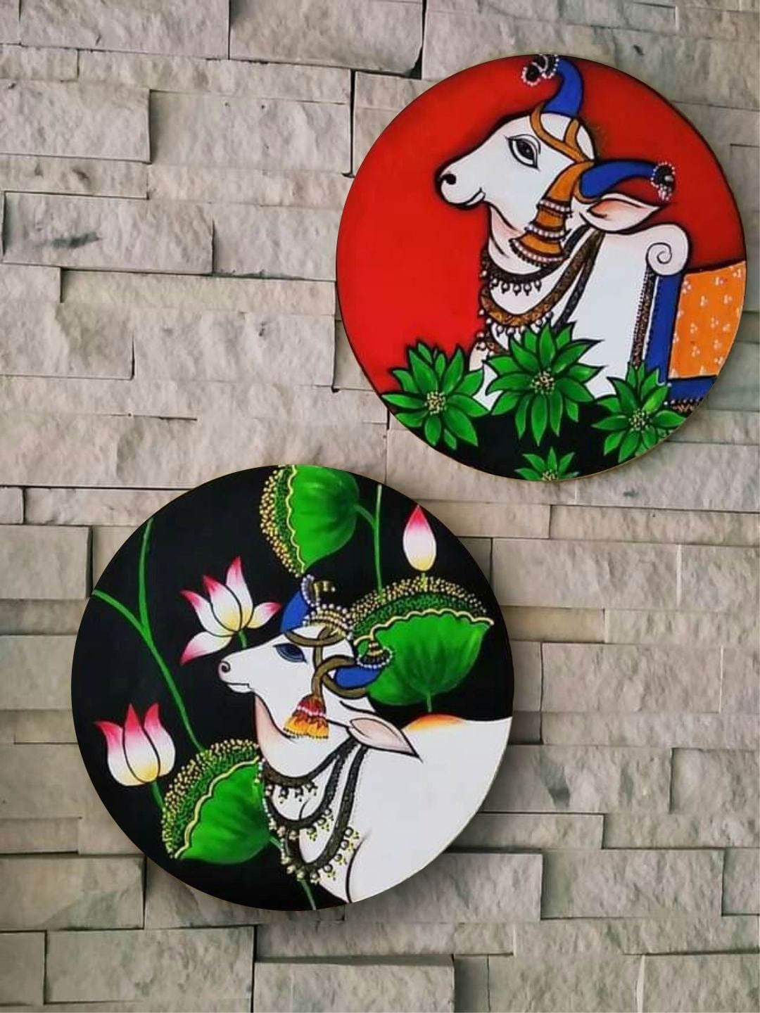 

The Art House Set Of 2 Multi-Colored Canvas Painting Frame Wall Art