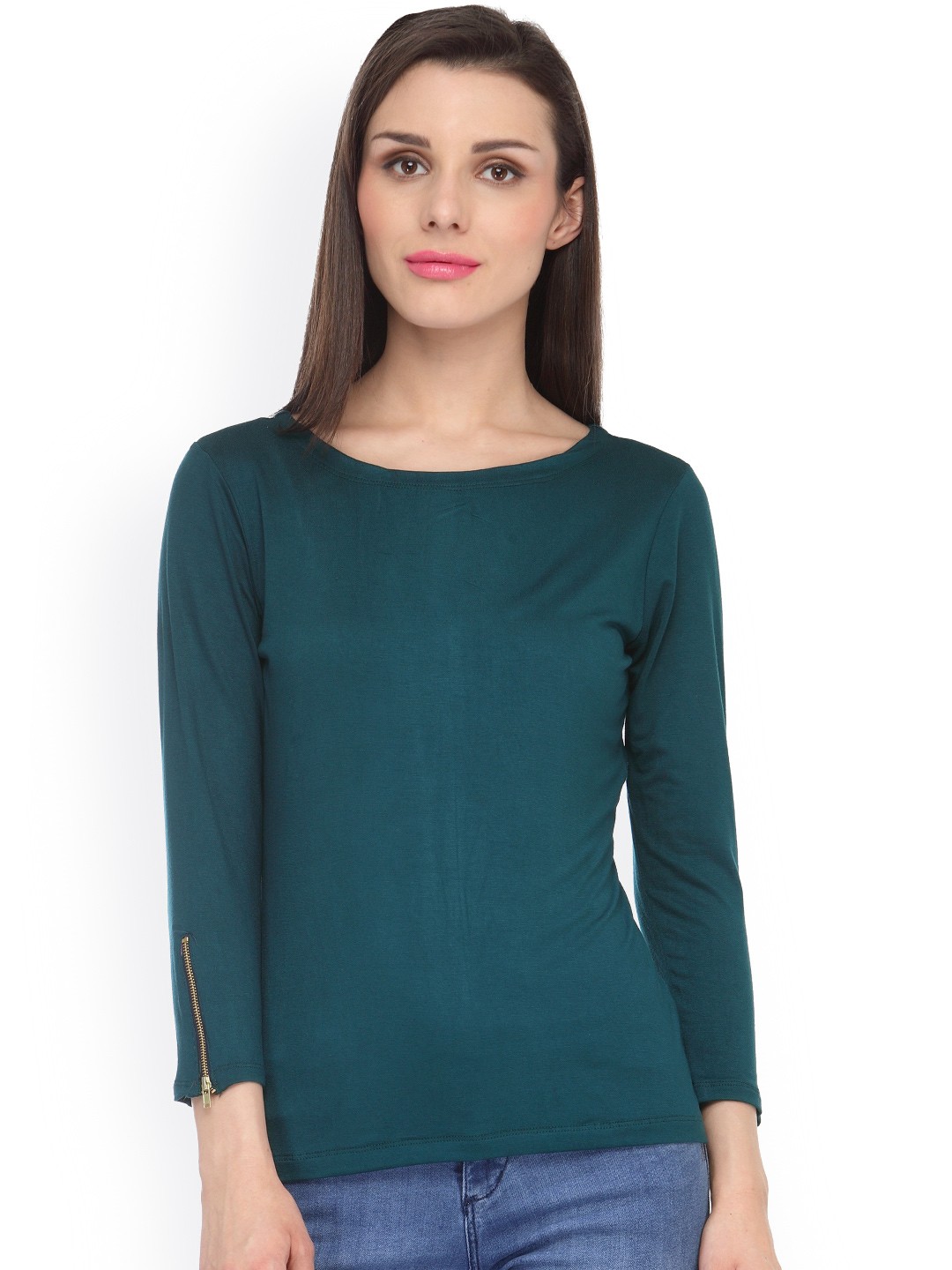 

Cation Women Green Solid Top