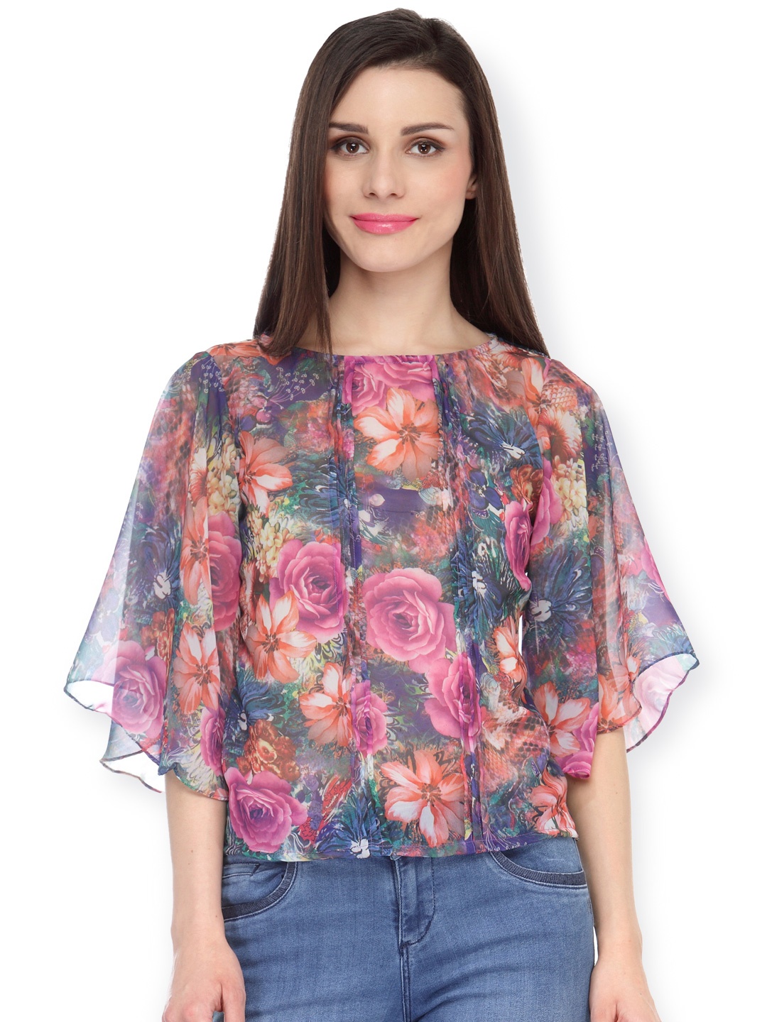 

Cation Women Multicoloured Printed Top, Multi