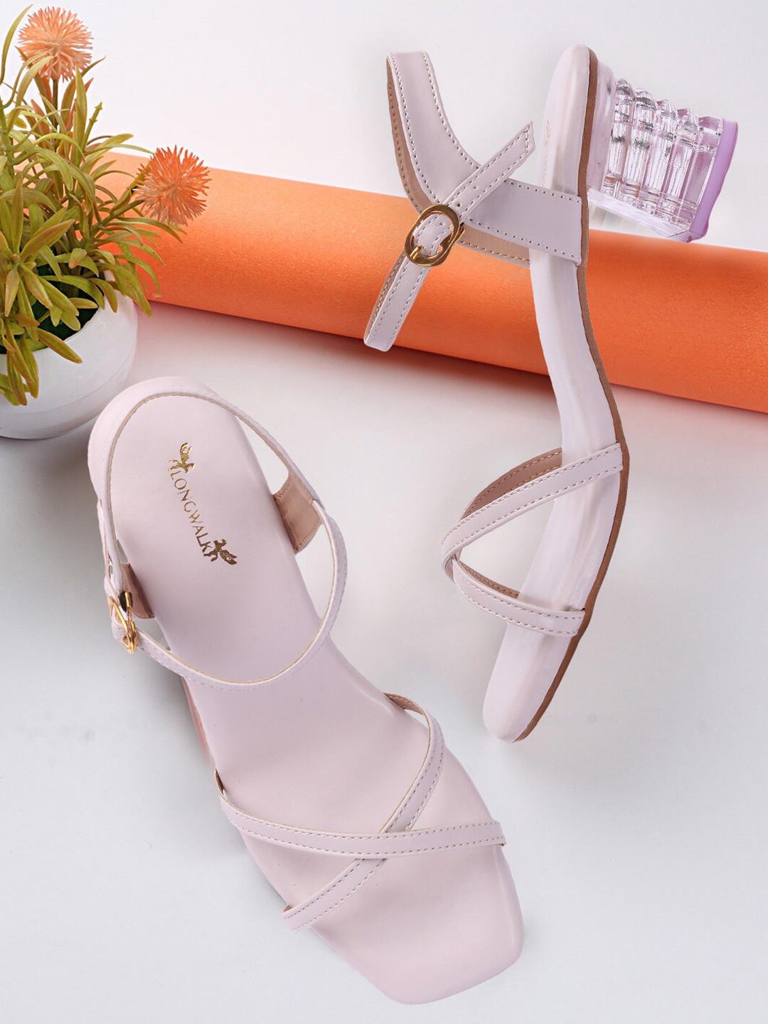 

Longwalk Lavender Block Sandals