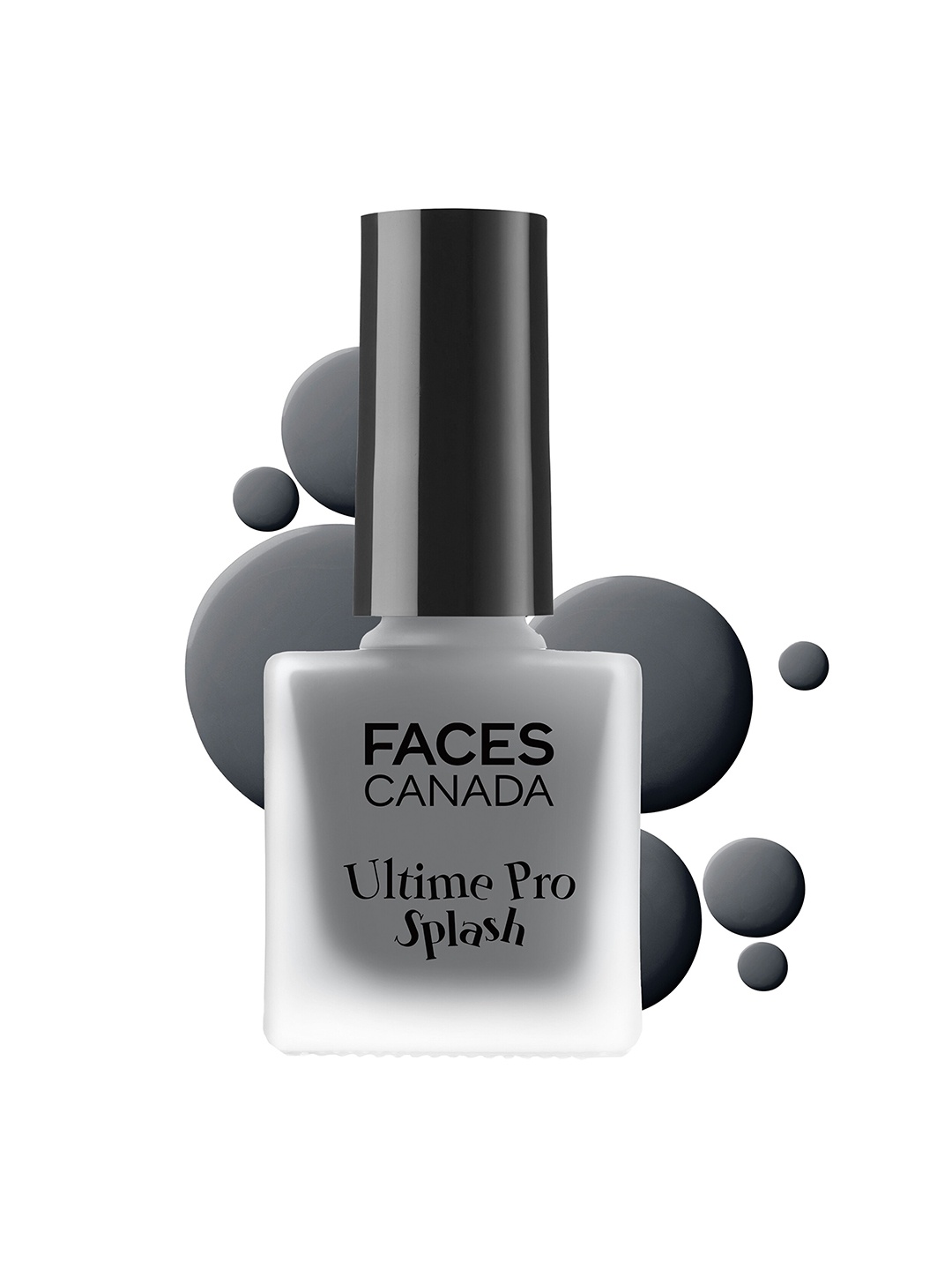 

FACESCANADA Ultime Pro Splash Matte Nail Enamel - Black Shadow M01