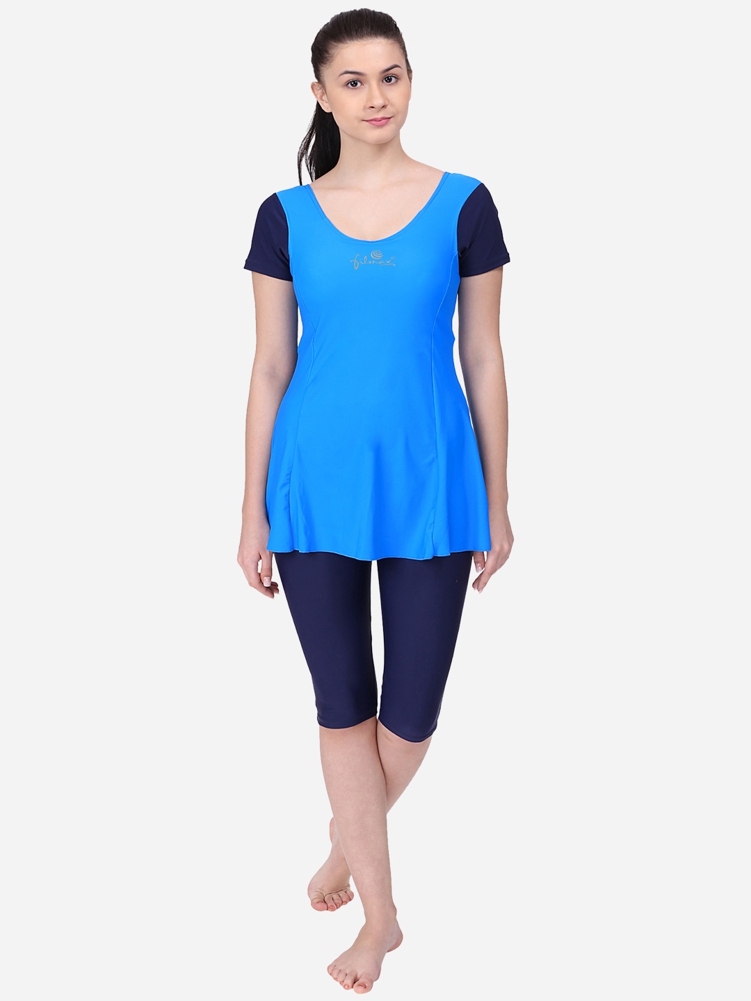

FILMAX ORIGINALS Women Blue & Navy Solid Pantsuit