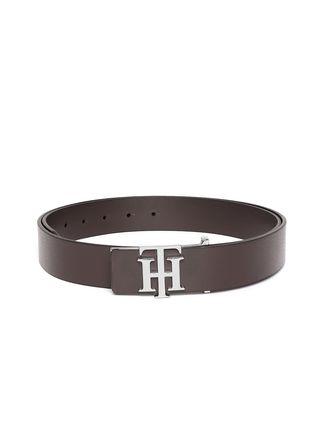 

Tommy Hilfiger Men Brown Textured Leather Belt