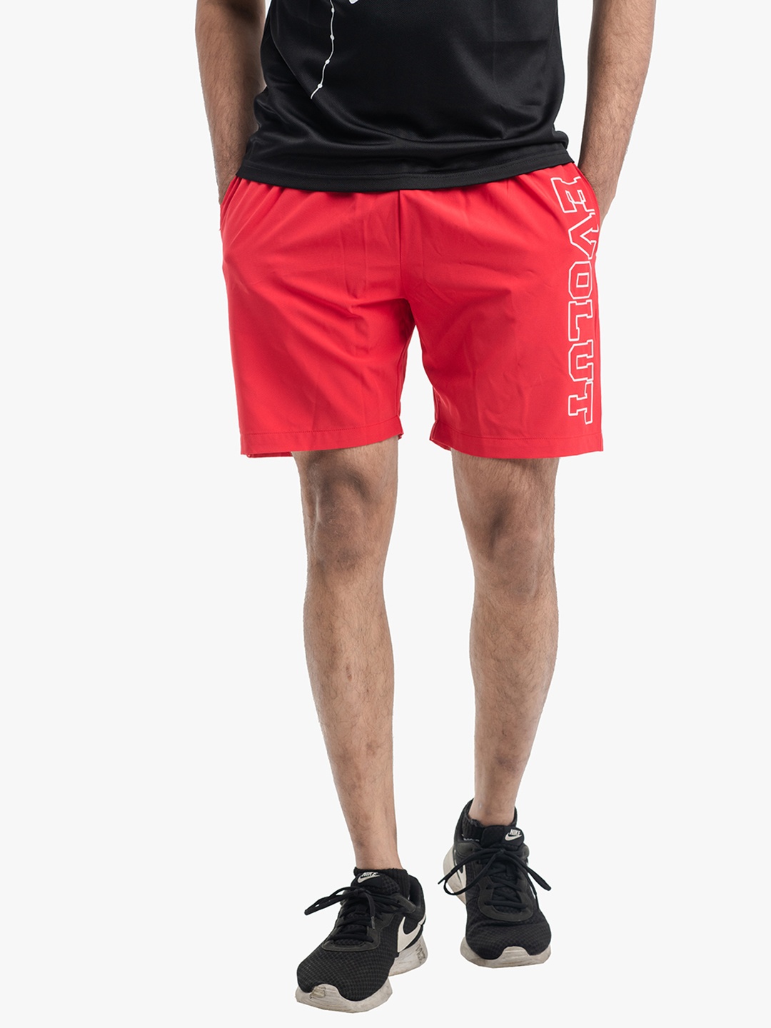 

DRYP EVOLUT Men Red Sports Shorts