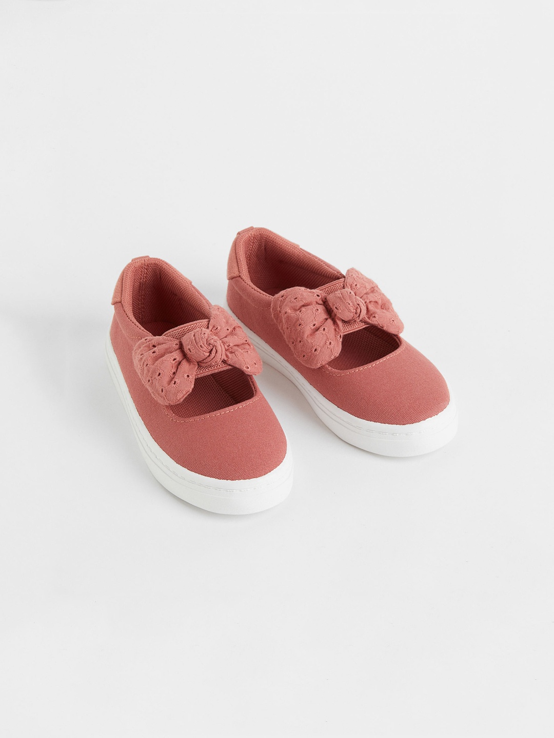 

H&M Girls Orange Cotton Ballerina Trainers