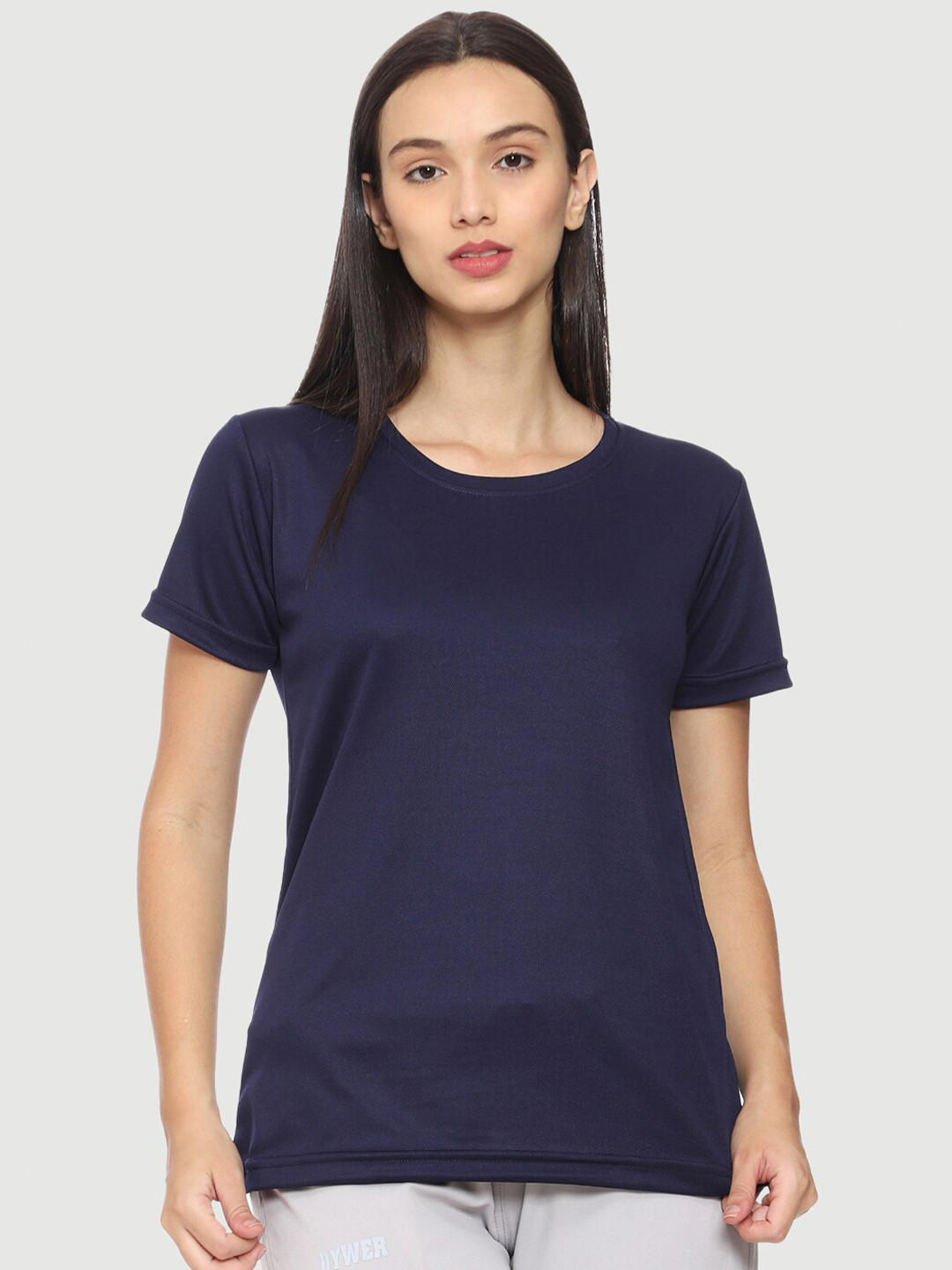 

Urban Komfort Women Blue Round Neck T-shirt