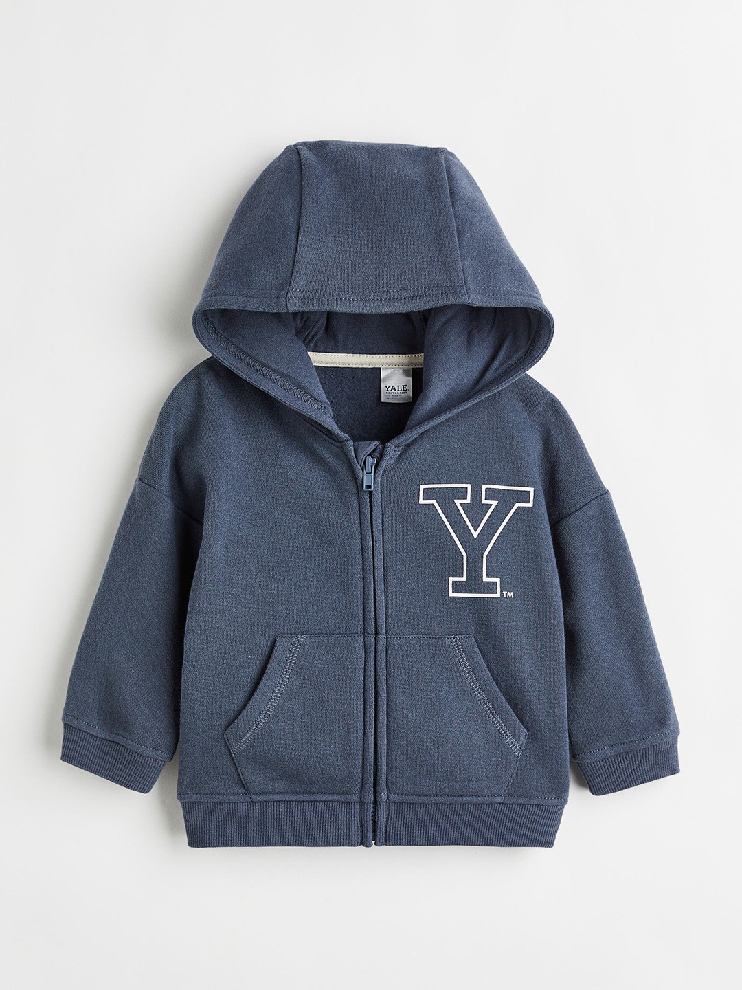 

H&M Boys Blue Print-Motif Zip-Through Hoodie