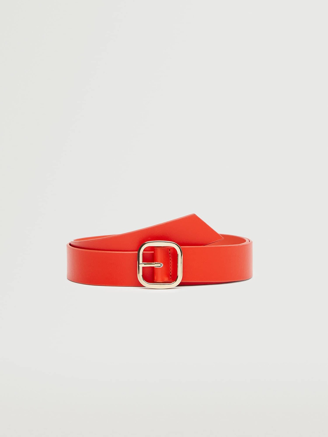 

MANGO Women Orange Solid Belt