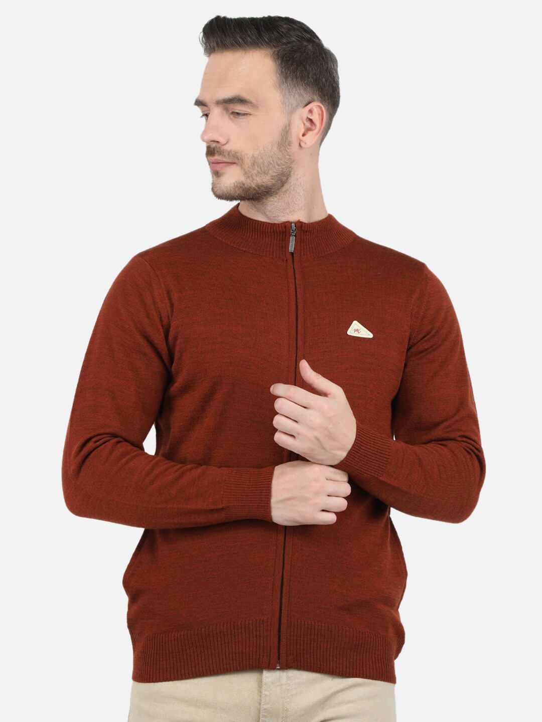 

Monte Carlo Men Brown Wool Pullover