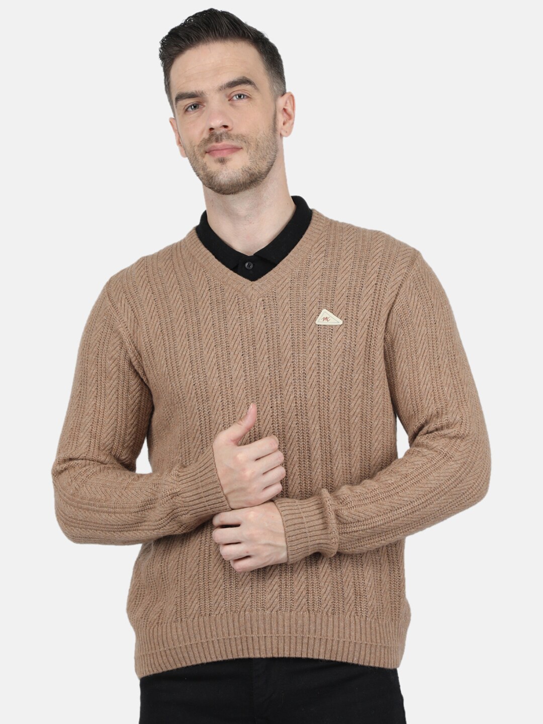 

Monte Carlo Men Beige Pullover