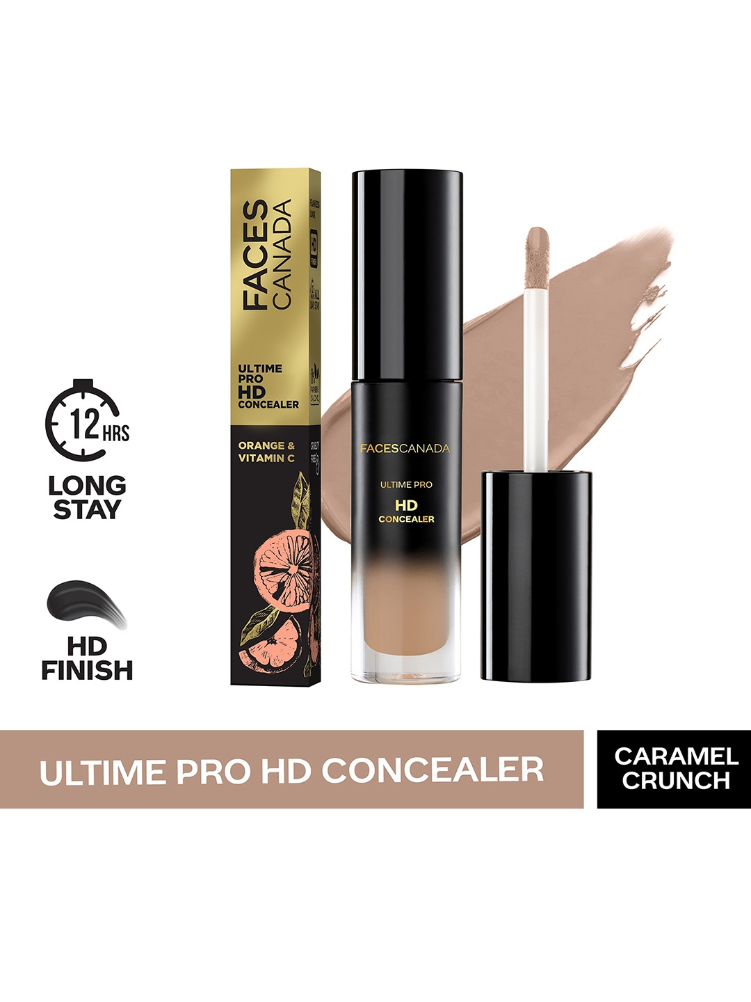 

FACES CANADA 12 HR Stay Flawless Finish Ultime Pro HD Concealer 3.8 ml - Caramel Crunch 03, Na