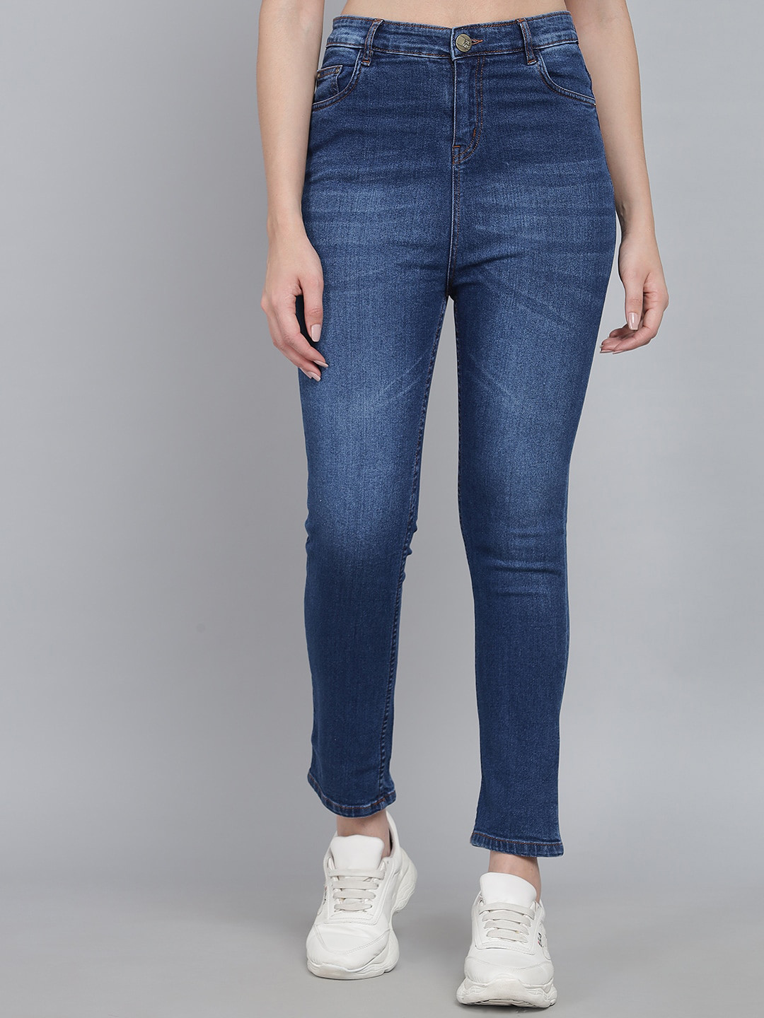 

Q-rious Women Blue High-Rise Light Fade Stretchable Jeans