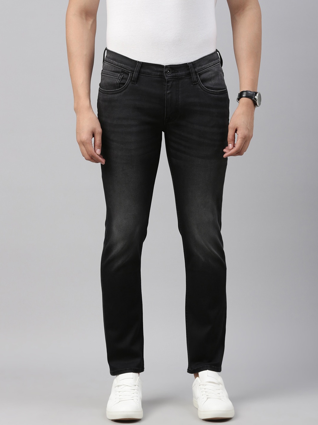 

American Bull Men Black Light Fade Jeans
