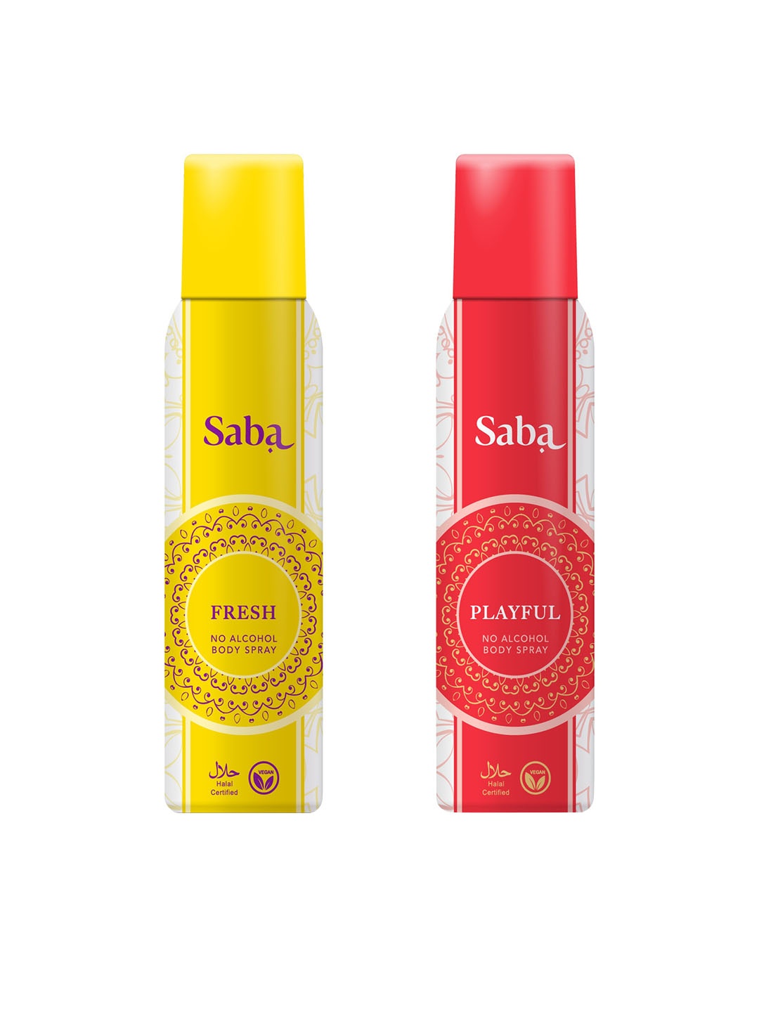 

Saba Set Of 2 Saba Fresh & Playful No Alcohol Deodorant Body Spray, Na