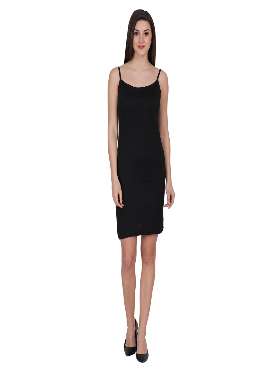 

FRAUTICA Women Black Solid Bodycon Dress