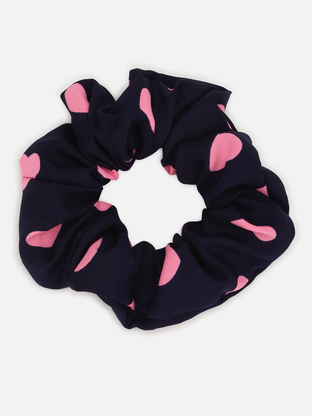 

FOREVER 21 Women Black & Pink Fabric Ponytail Holders