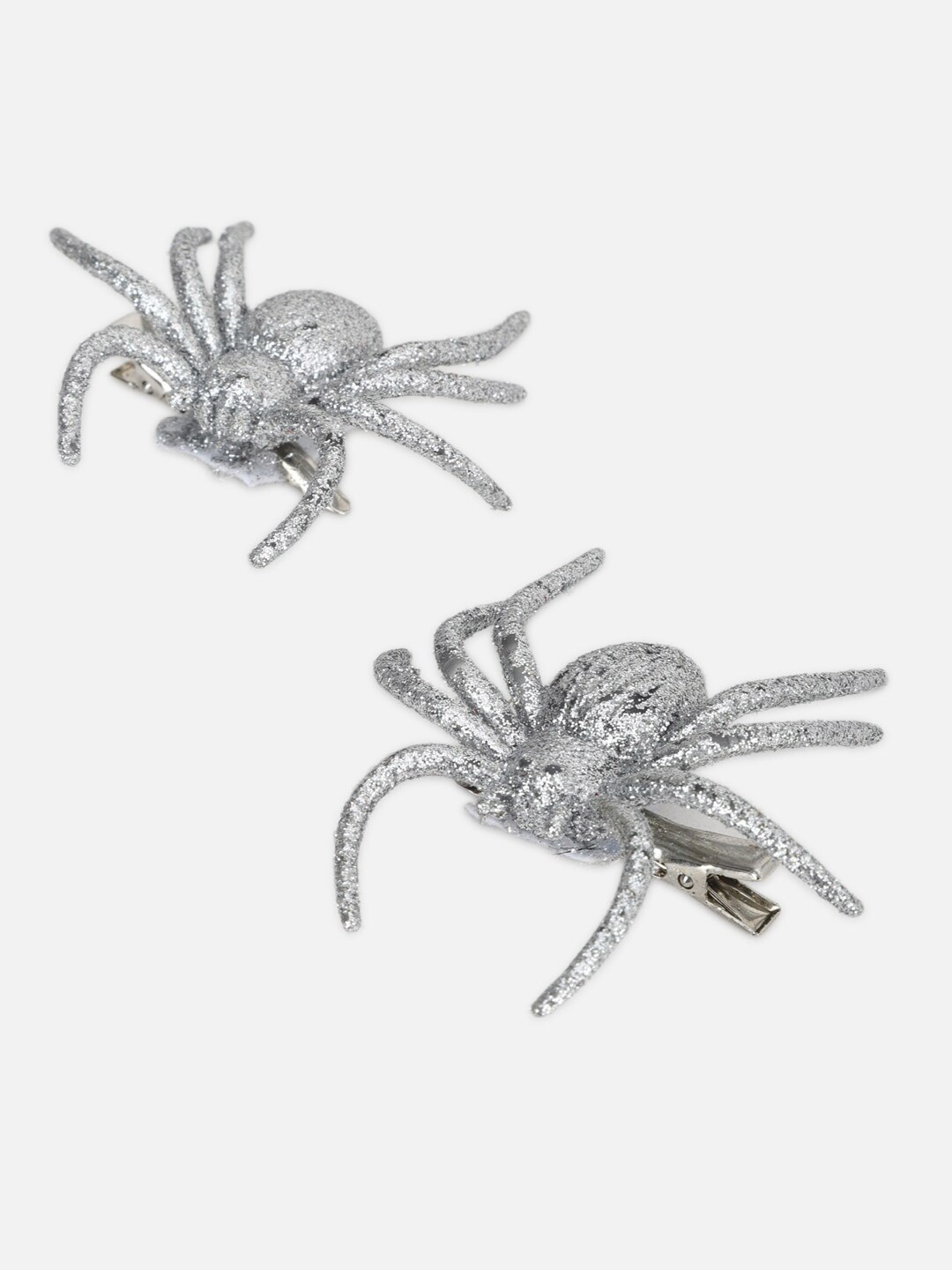 

FOREVER 21 Women Silver-Toned Set of 2 Alligator Hair Clip
