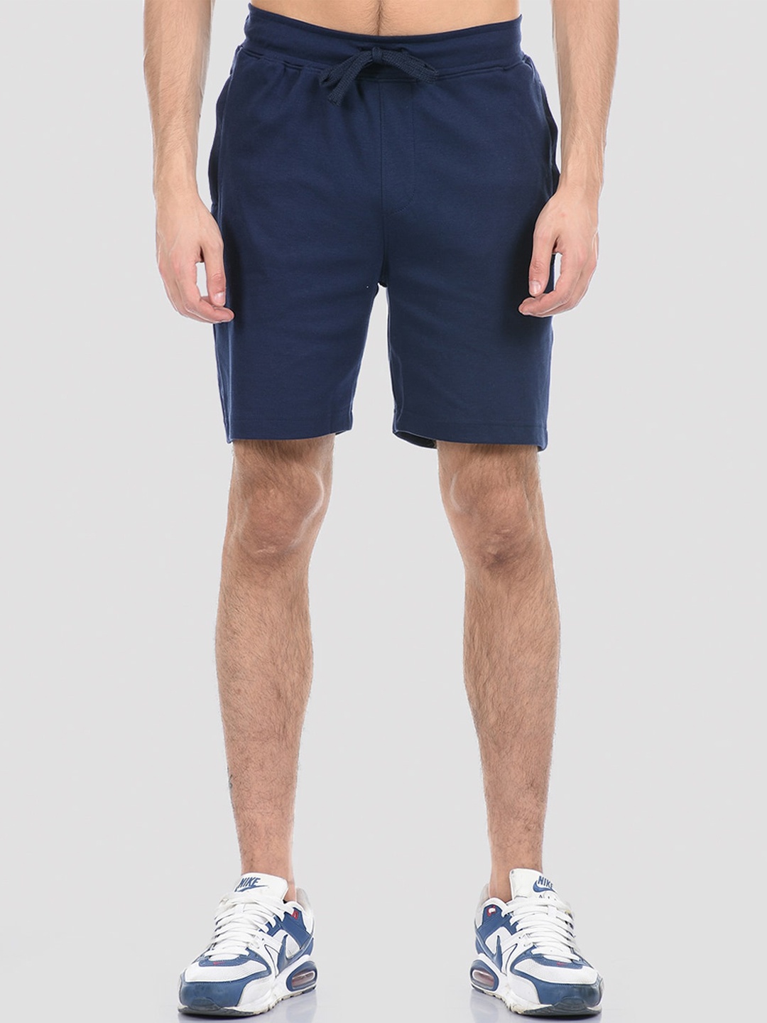 

LONDON FOG Men Navy Blue Low-Rise Sports Shorts