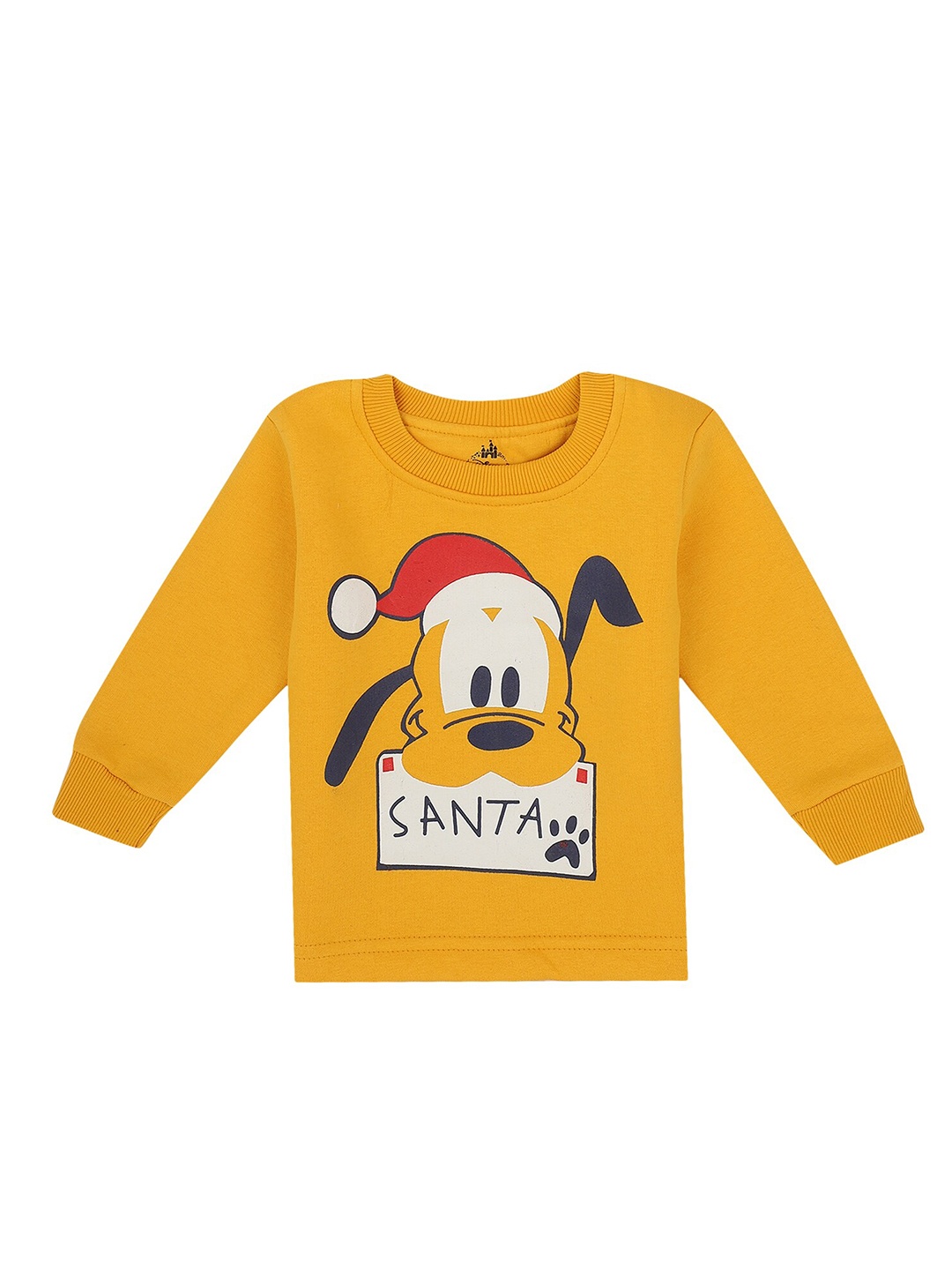 

Bodycare Kids Boys Mustard Yellow Typography Printed T-shirt