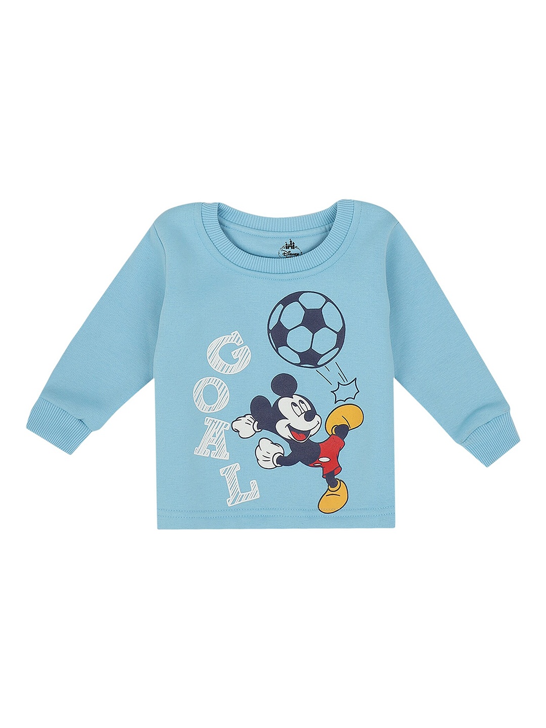 

Bodycare Kids Boys Blue Printed Mickey & Friends Full Sleeves T-shirt