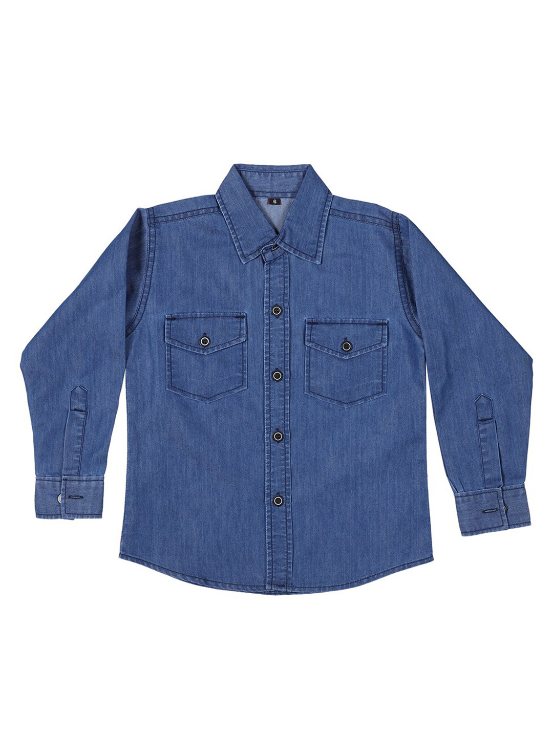 

CREMLIN CLOTHING Boys Blue Casual Shirt