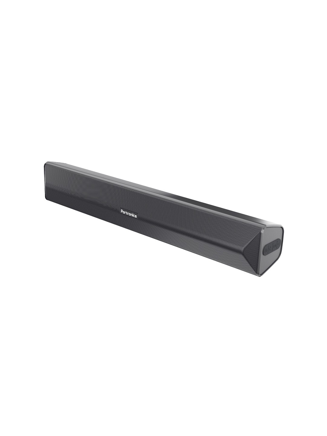

Portronics Black Solid Pure Sound Pro IV Wireless Bluetooth 5.0 16W Soundbar