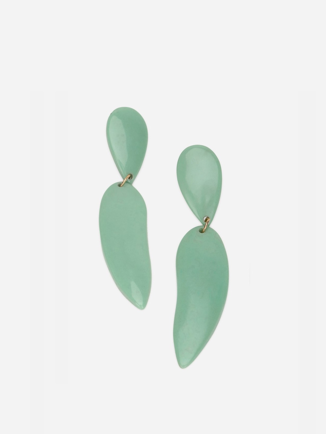 

FOREVER 21 Green Contemporary Drop Earrings