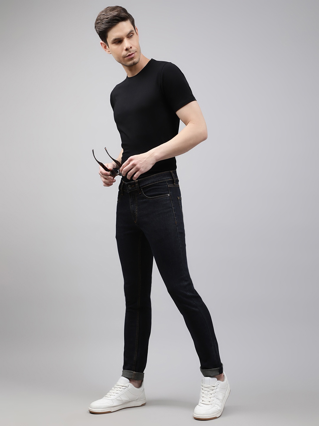 

LINDBERGH Men Blue Slim Fit Low-Rise Stretchable Jeans