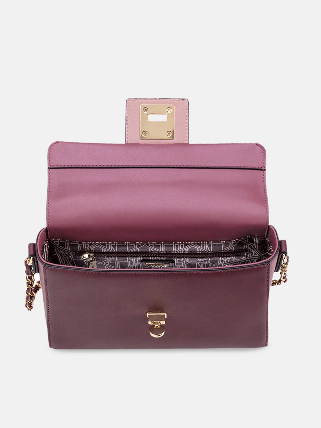 

CARPISA Maroon Structured Sling Bag