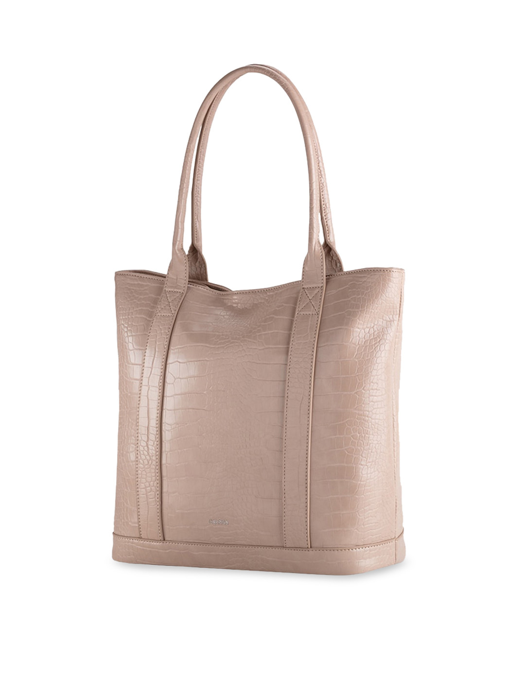 

CARPISA Women Beige Oversized Shopper Tote Bag with Quilted