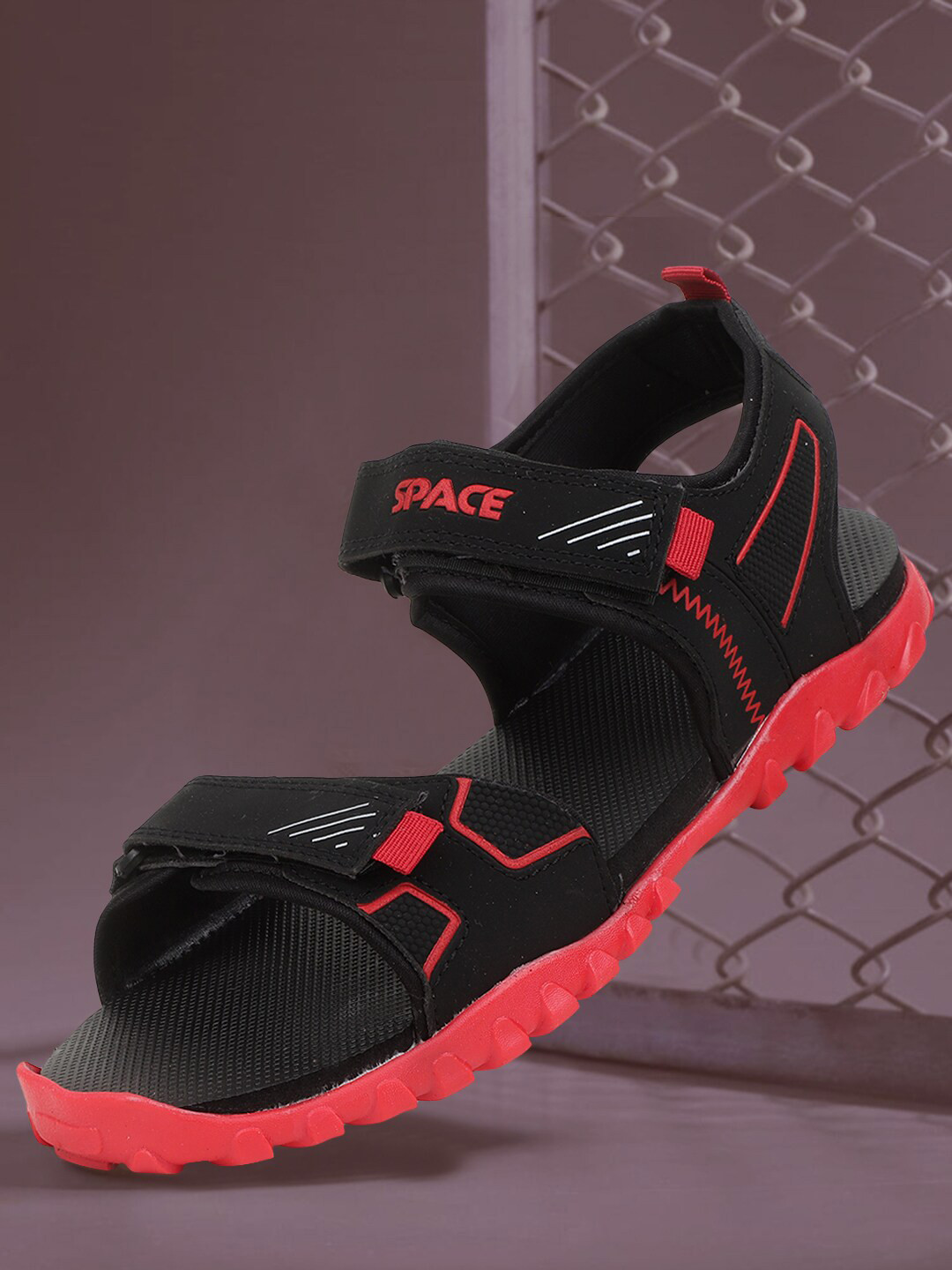 

Space Men Black Light weight Sport Sandals