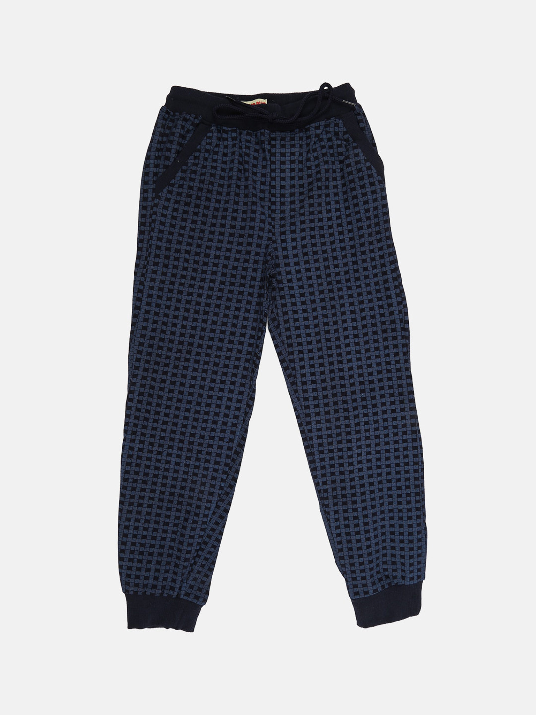 

V-Mart Boys Navy Blue Solid Cotton Joggers