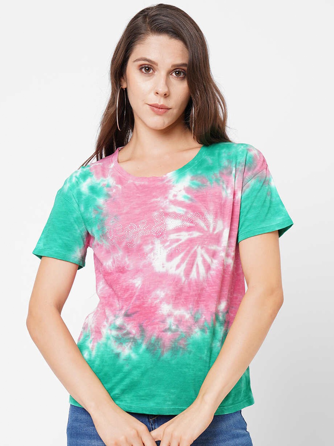 

Pepe Jeans Women Red Dyed T-shirt