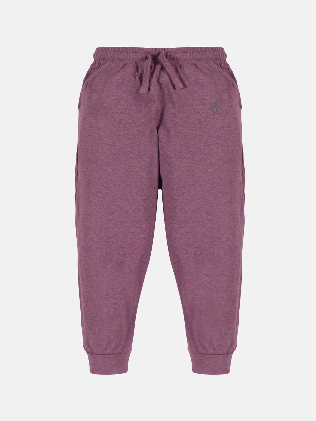 

KiddoPanti Kids Purple Solid Cotton Joggers