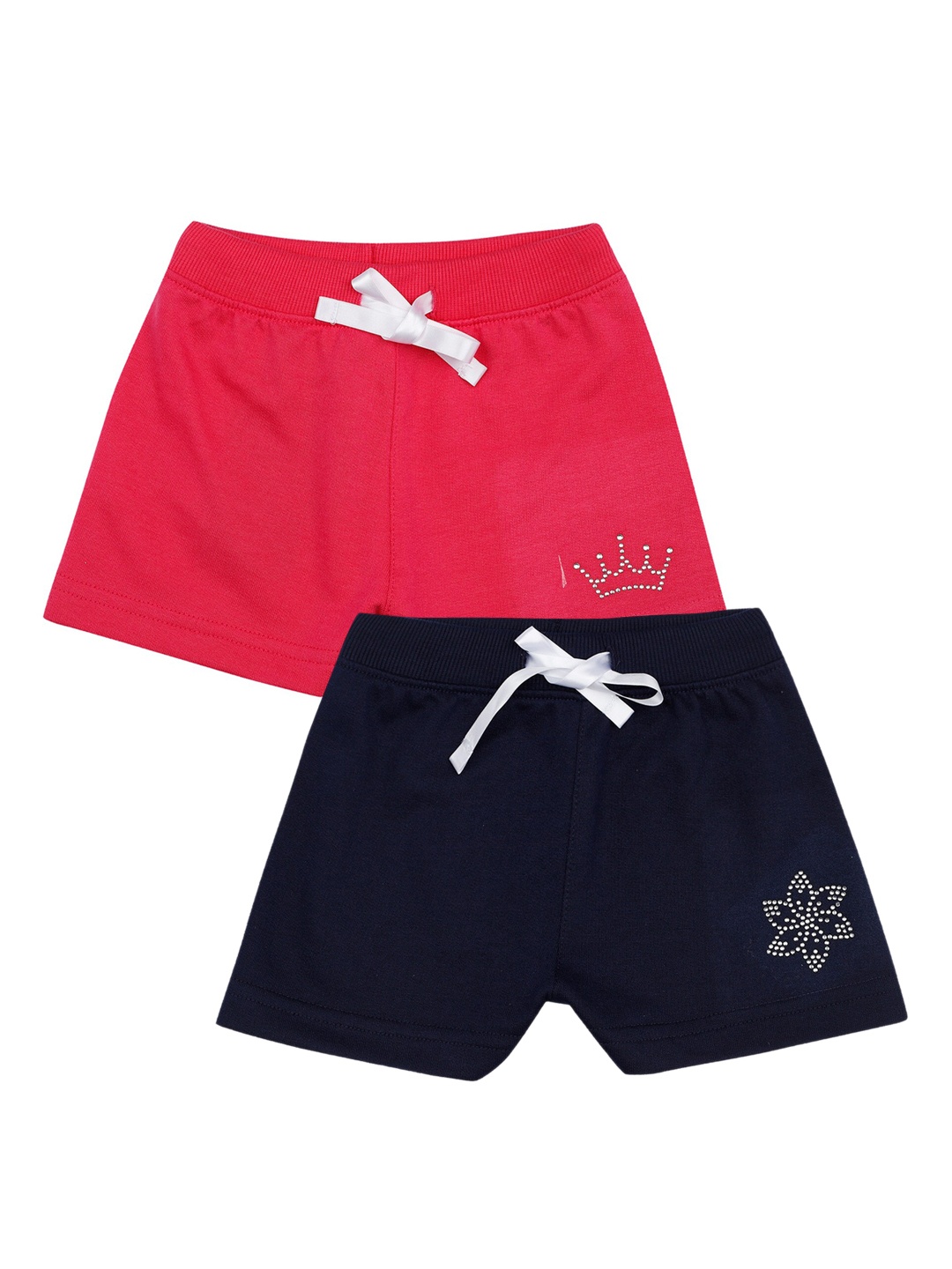 

Bodycare Kids Girls Antiviral & Antibacterial Pack of 2 Shorts, Fuchsia