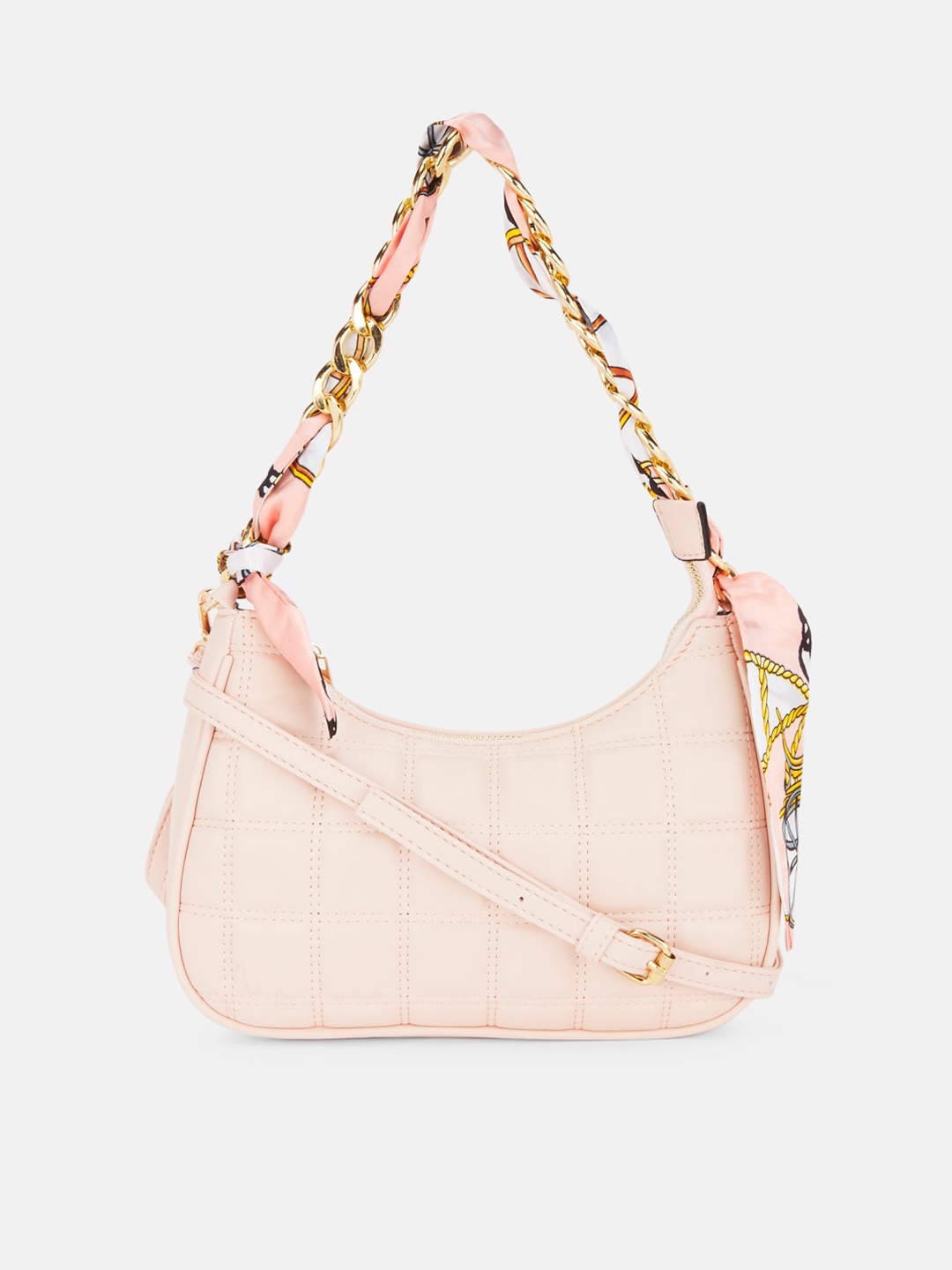 

Forever Glam by Pantaloons Pink Hobo Bag