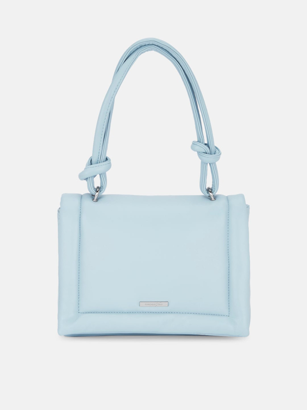 

Forever Glam by Pantaloons Blue Structured Shoulder Bag