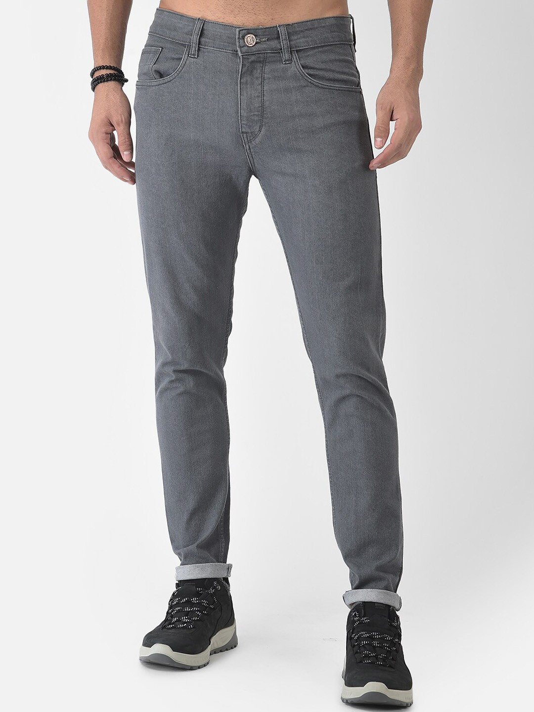 

COBB Men Grey Slim Fit Jeans