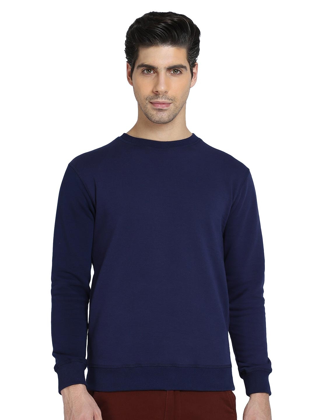 

DYCA Men Navy Blue Sweatshirt