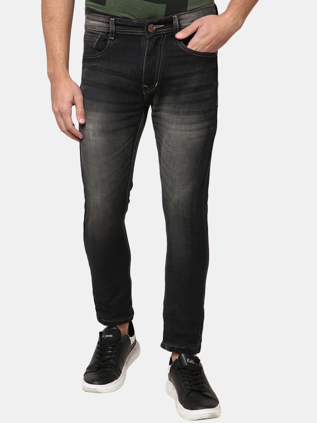 

V-Mart Men Grey Heavy Fade Jeans