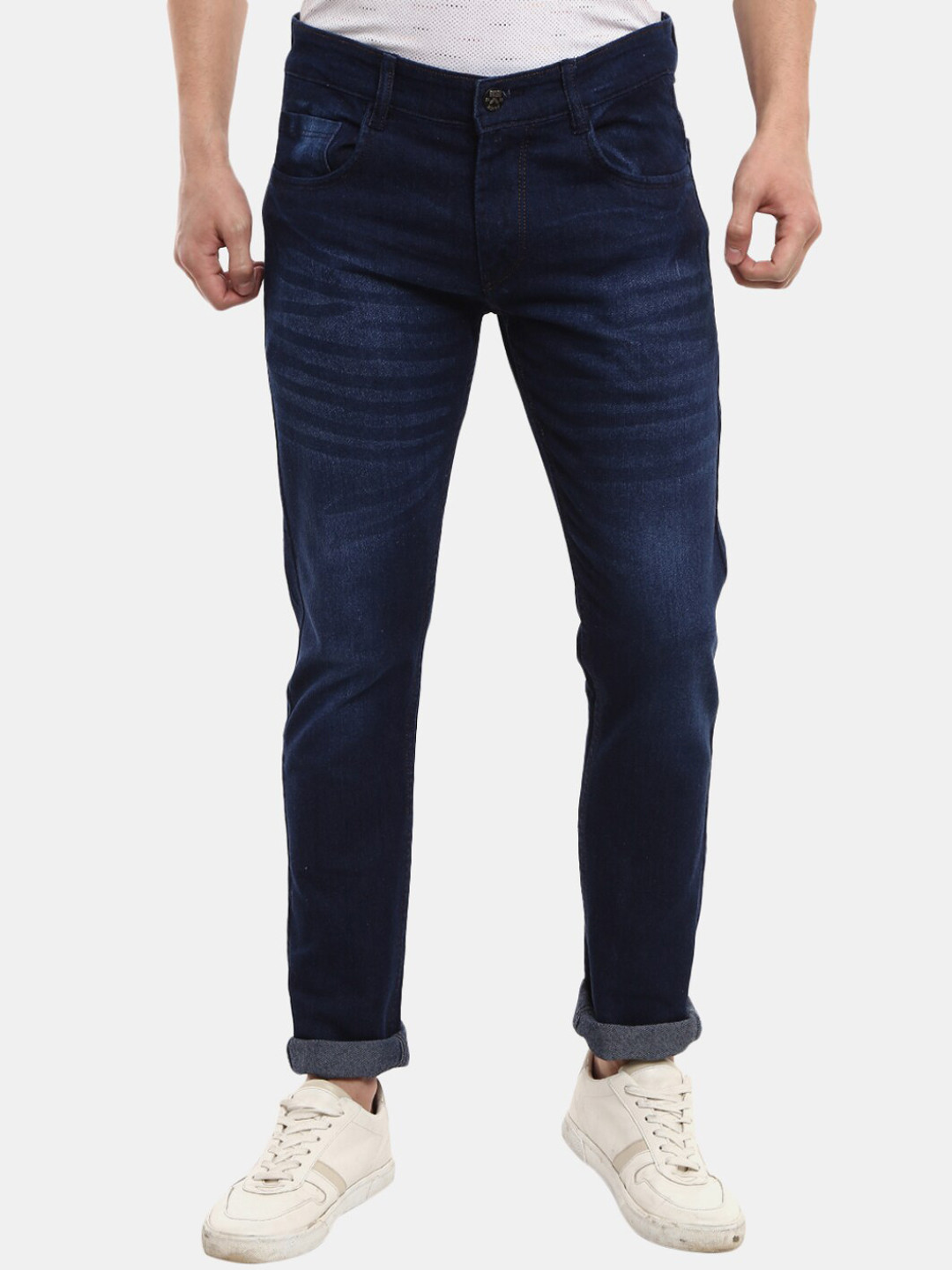 

V-Mart Men Blue Light Fade Medium Rise Jeans