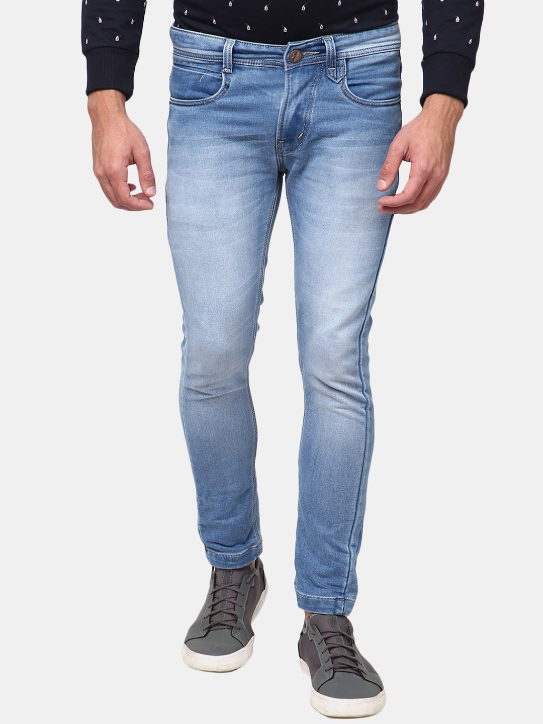 

V-Mart Men Blue Heavy Fade Jeans