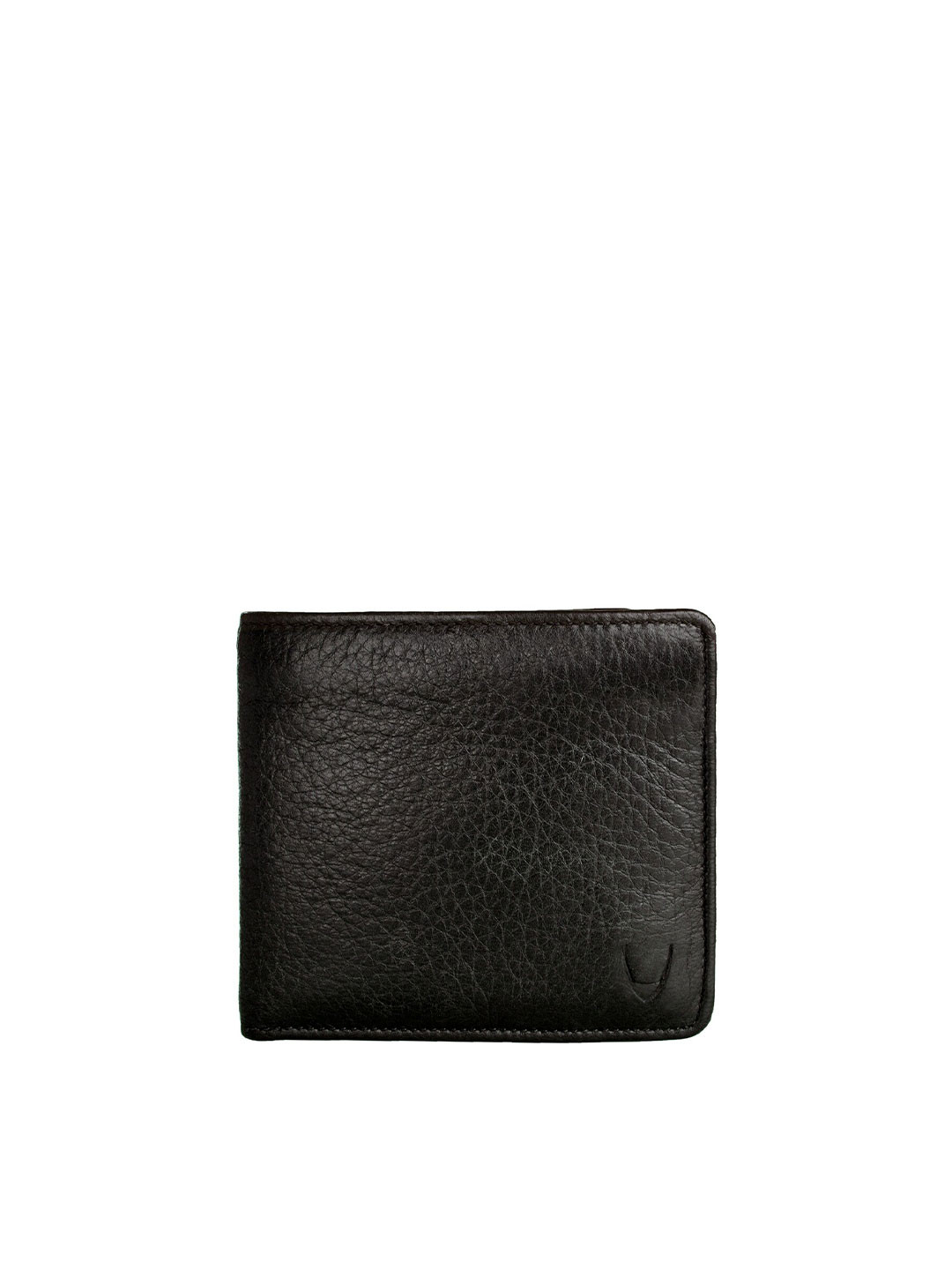 

Hidesign Men Black Textured Leather Two Fold Wallet