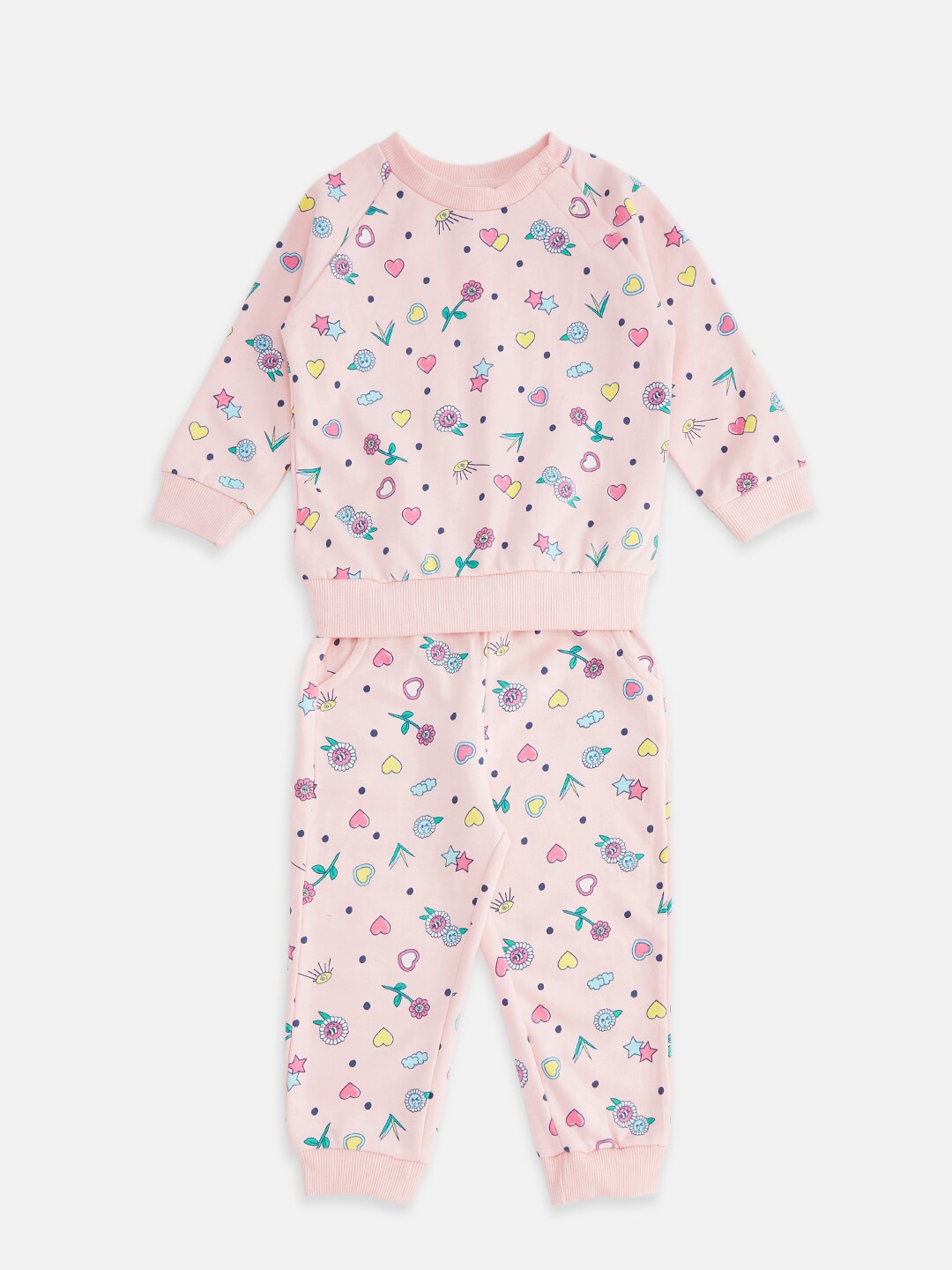 

Pantaloons Baby Girls Pink Printed Sweatshirt