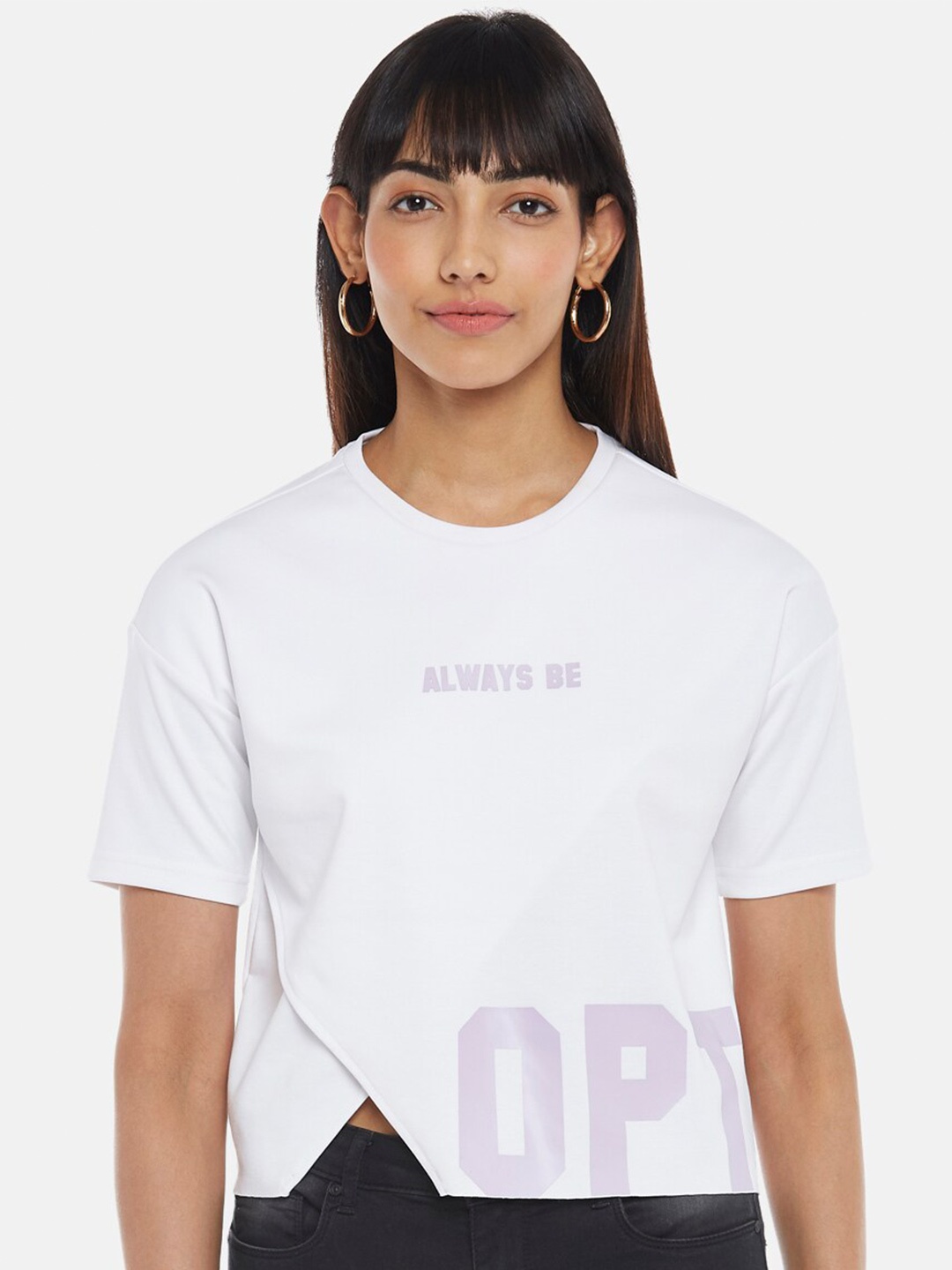 

People Women White Print Top