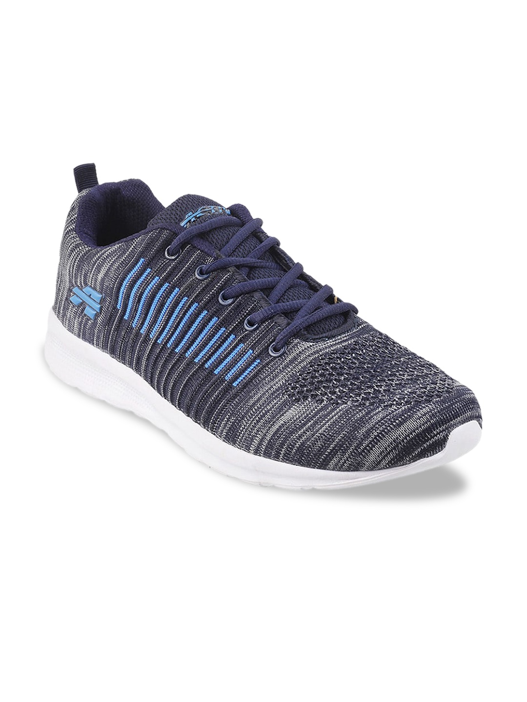

WALKWAY by Metro Men Blue Woven Design Sneakers
