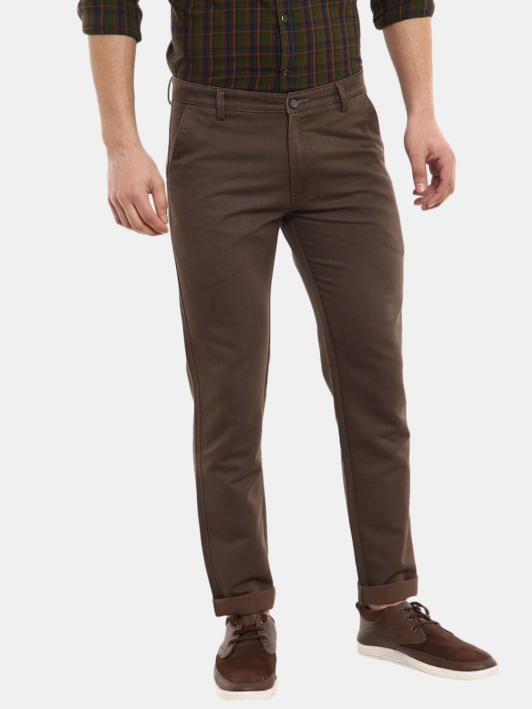 

V-Mart Men Brown Trousers