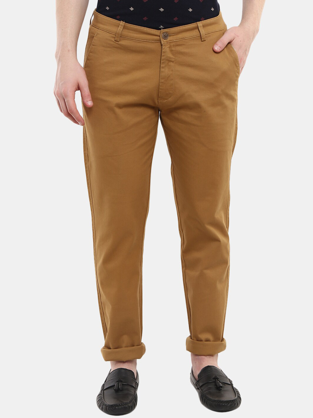 

V-Mart Men Khaki Chinos Trousers
