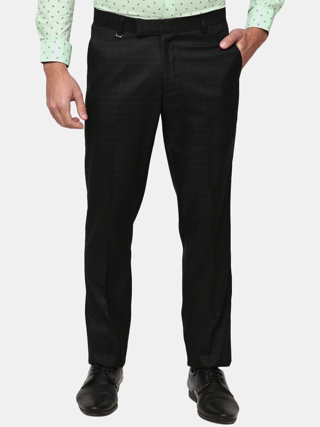 

J White by Vmart Men Black Trousers