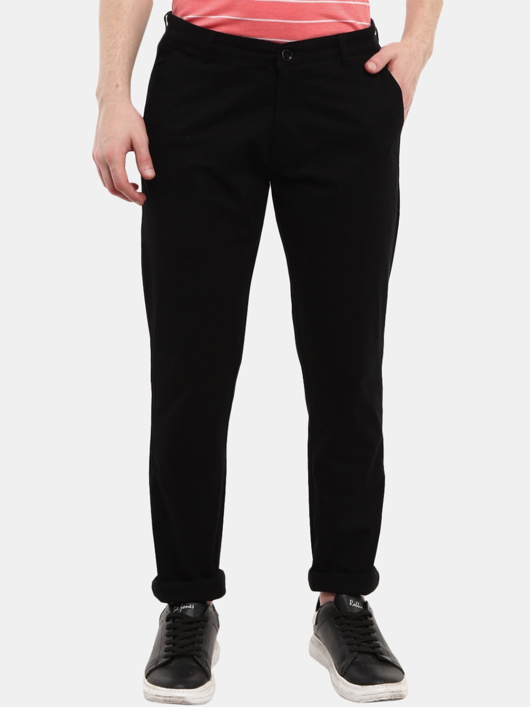 

V-Mart Men Black Chinos Trousers